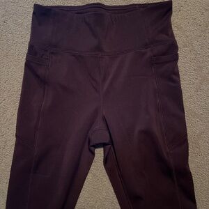 Gap maroon leggings